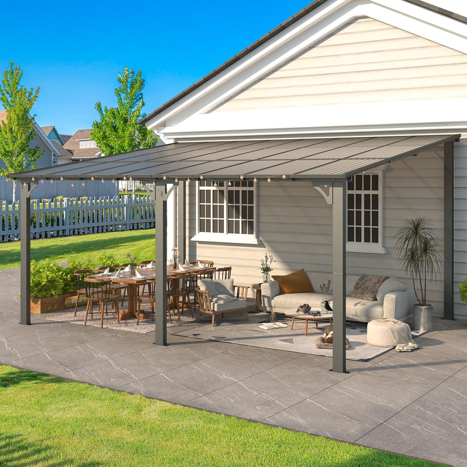 YODOLLA 12x16 hardtop gazebo.